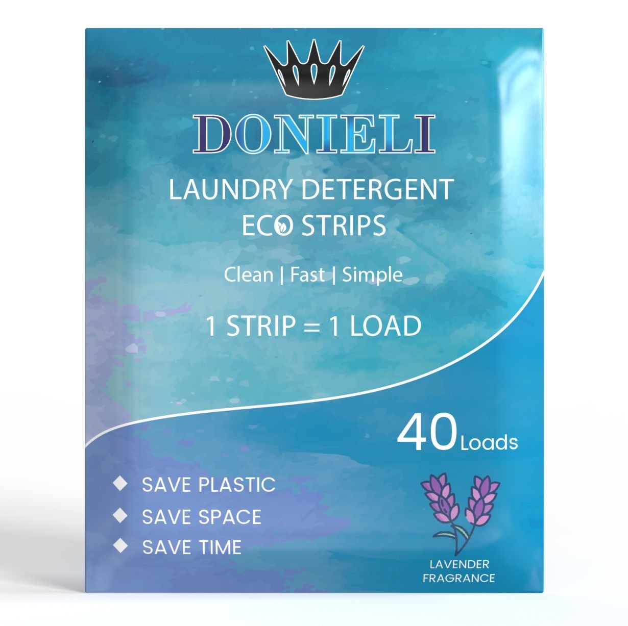 LAUNDRY DETERGENT ECO SHEETS 40 LOADS