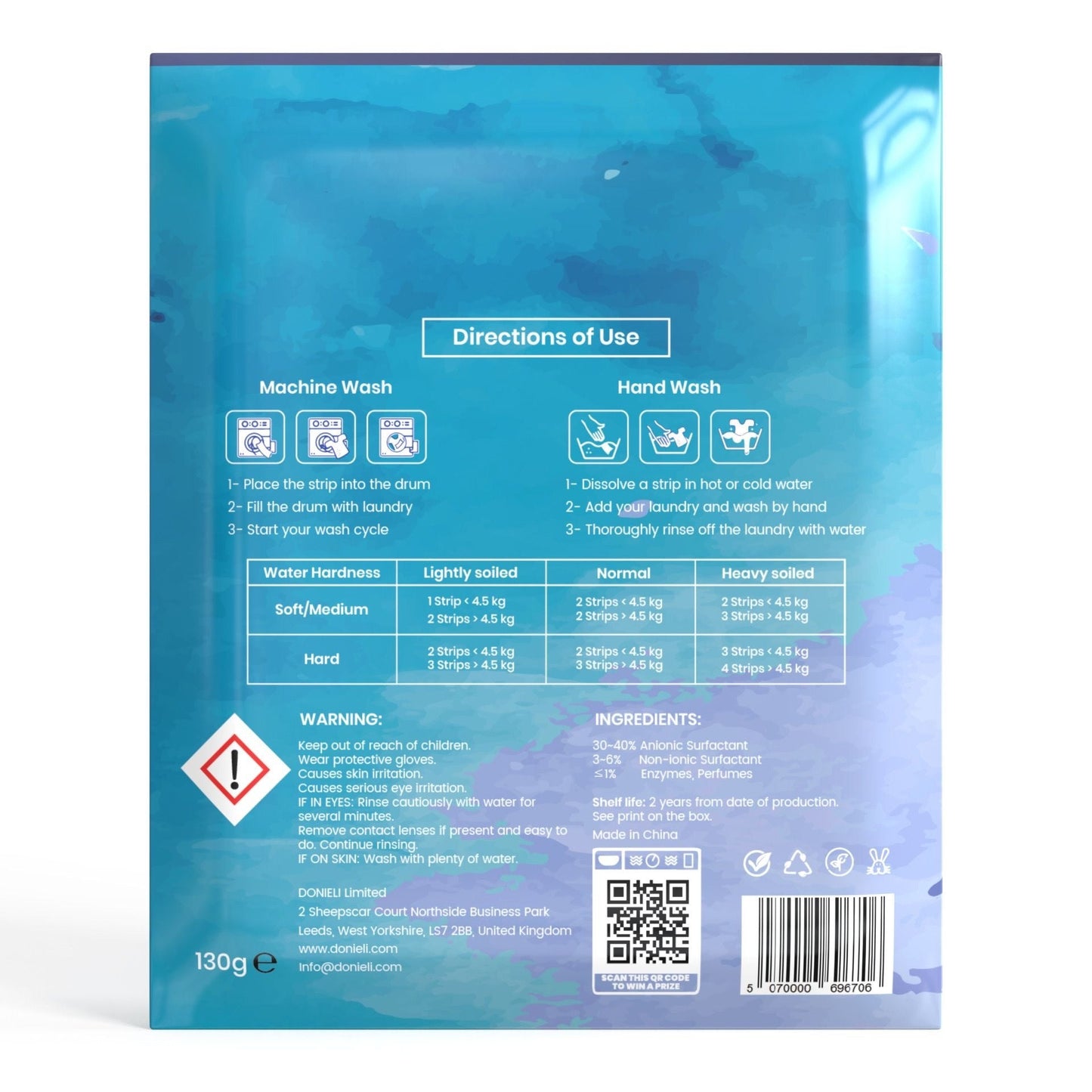 LAUNDRY DETERGENT ECO SHEETS 480 LOADS